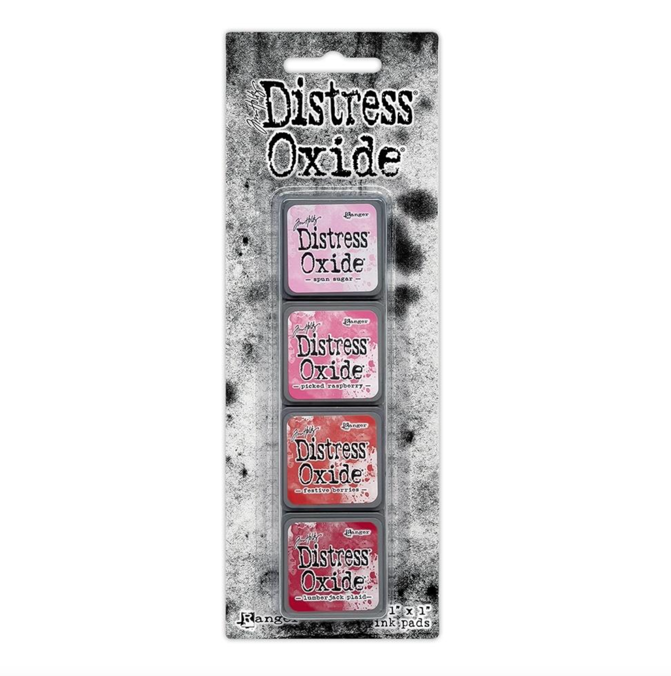 Distress Mini Oxide Ink Pads 4/Pkg - Kit #1- Tim Holtz