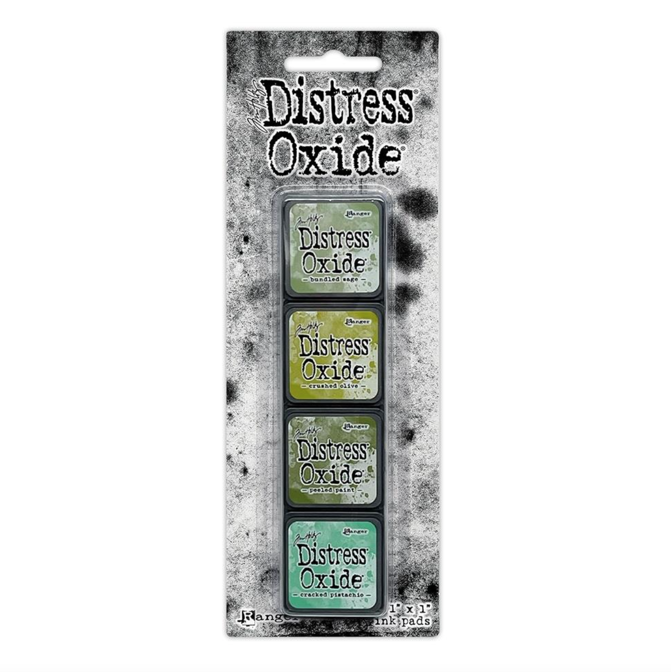 Distress Mini Oxide Ink Pads 4/Pkg - Kit #3- Tim Holtz