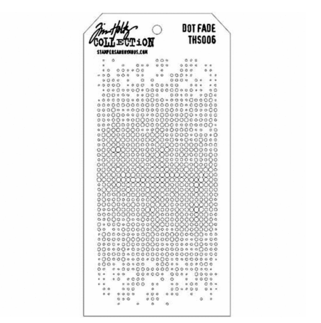 Tim Holtz - Dot Fade - Layering Stencils - Stampers Anonymous