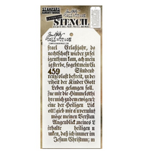Tim Holtz - Stencil - Script - Stampers Anonymous