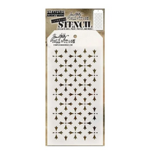 Tim Holtz - Stencil - Crossed - Stampers Anonymous