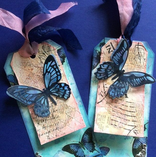 Tim Holtz - Script - Diamonds - Stampers Anonymous