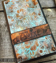 Tim Holtz - Stencil - Floral - Stampers Anonymous