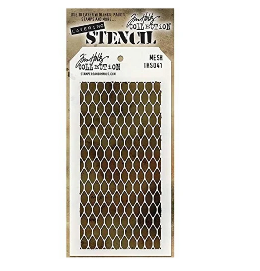 Tim Holtz - Script - Mesh - Stampers Anonymous