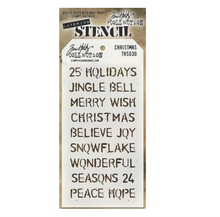 Tim Holtz - Christmas - Layering Stencils - Stampers Anonymous