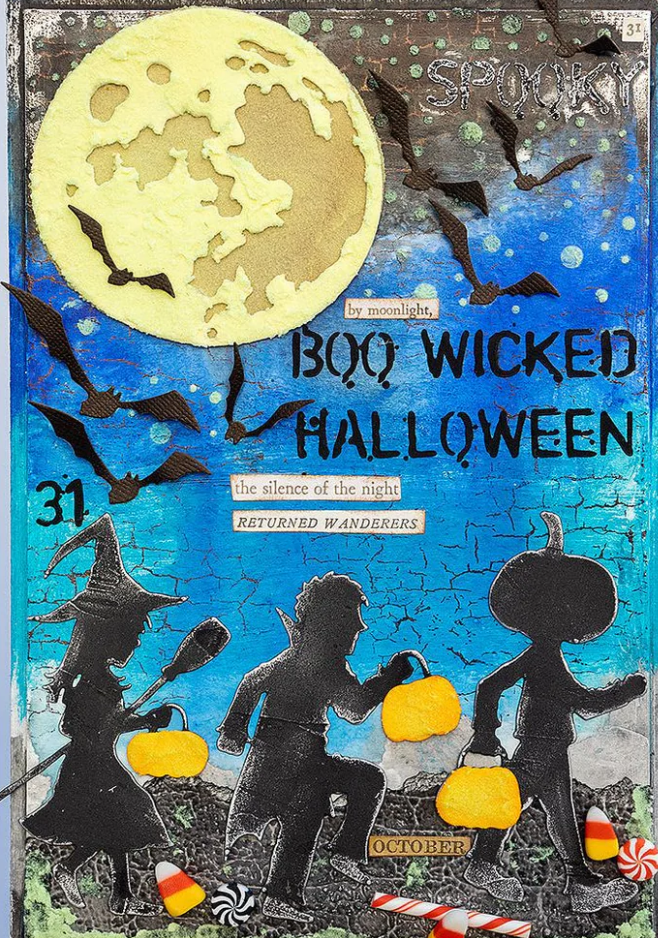Tim Holtz - Halloween - Layering Stencils - Stampers Anonymous
