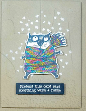 Tim Holtz - Snarky Cat Christmas - Mixed-Media Stamps & Stencil Set