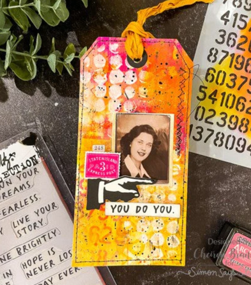 Tim Holtz - Stamp Collector - Cling Mounted Rubber Stamp Set