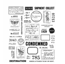 Tim Holtz - FIeld Notes - Cling Mounted Rubber Stamp Set