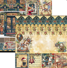 8x8 - Toy Shop - Paper Pad - Double Sided Paper - 12/Pkg - Ciao Bella