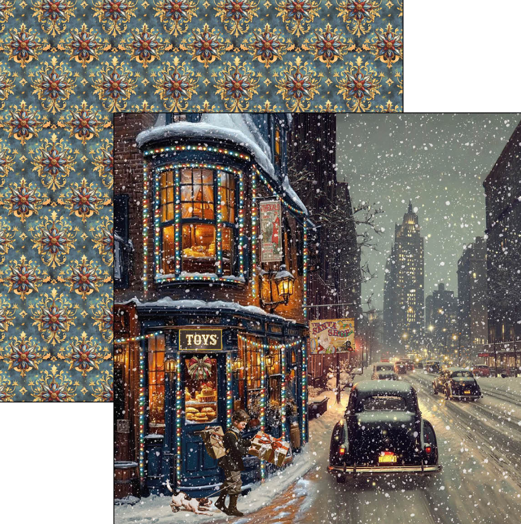 8x8 - Toy Shop - Paper Pad - Double Sided Paper - 12/Pkg - Ciao Bella