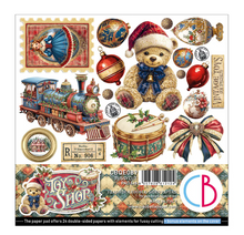 6x6 - Toy Shop - Fussy Cut Pad - Double Sided Paper - 24/Pkg - Ciao Bella