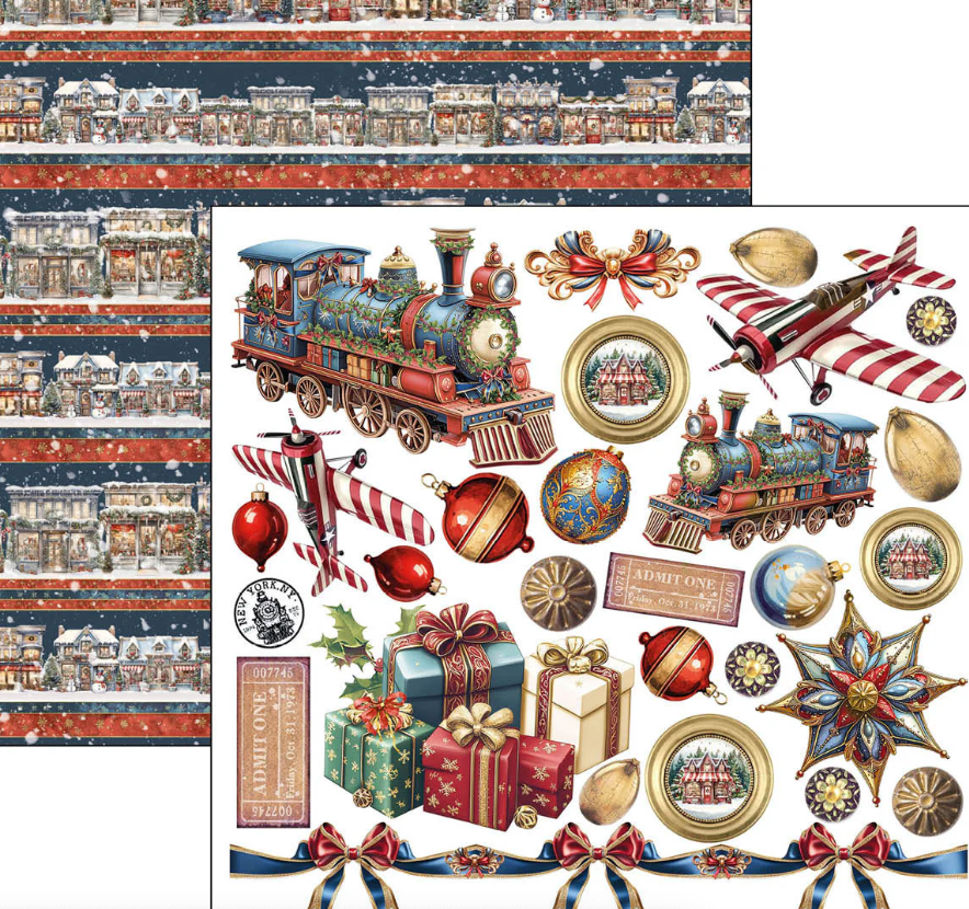 6x6 - Toy Shop - Fussy Cut Pad - Double Sided Paper - 24/Pkg - Ciao Bella