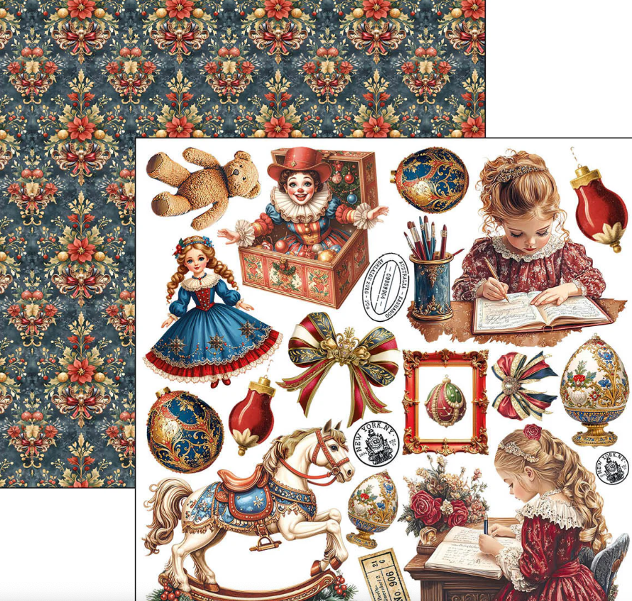 6x6 - Toy Shop - Fussy Cut Pad - Double Sided Paper - 24/Pkg - Ciao Bella