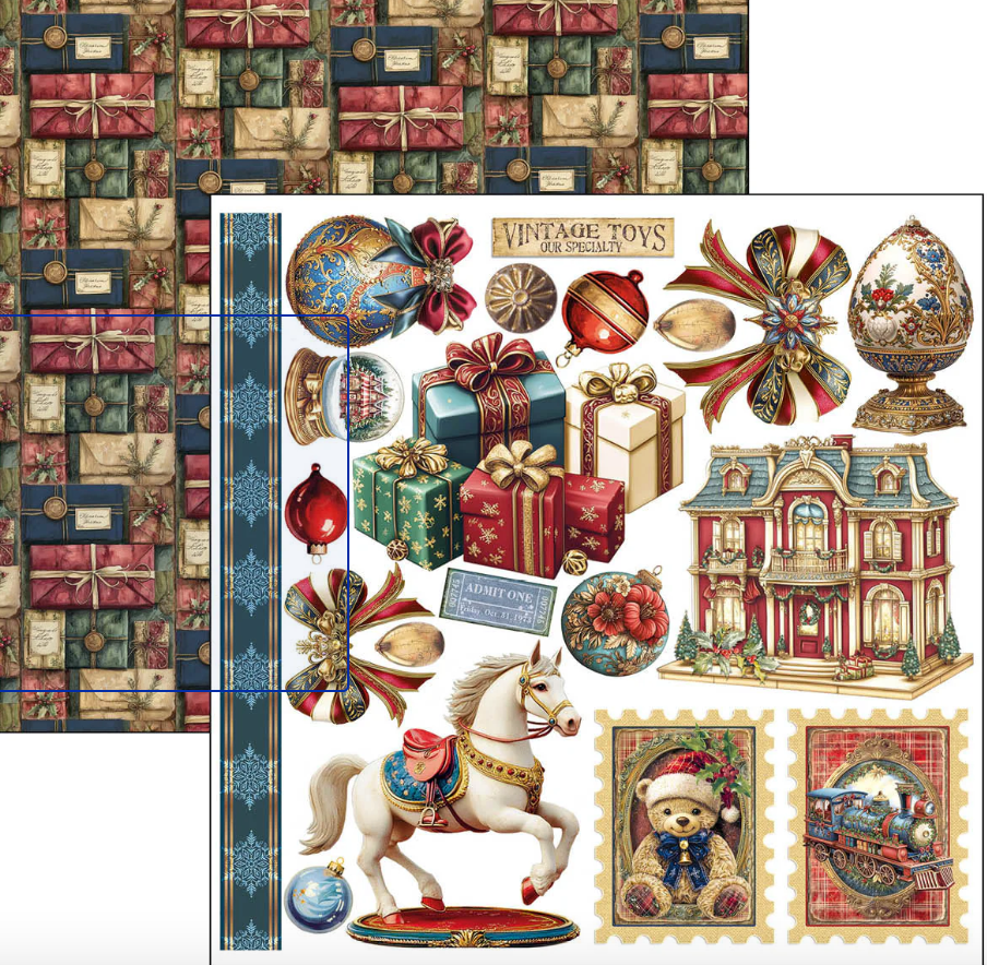 6x6 - Toy Shop - Fussy Cut Pad - Double Sided Paper - 24/Pkg - Ciao Bella