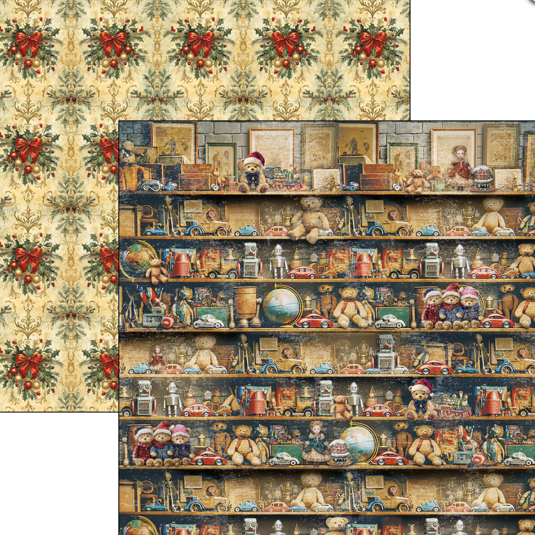 12x12 - Toy Shop - Patterns Pad - Double Sided Paper - 8/Pkg - Ciao Bella