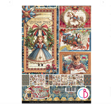 A4 - Toy Shop - Creative Pad - Double Sided Paper - 9/Pkg - Ciao Bella