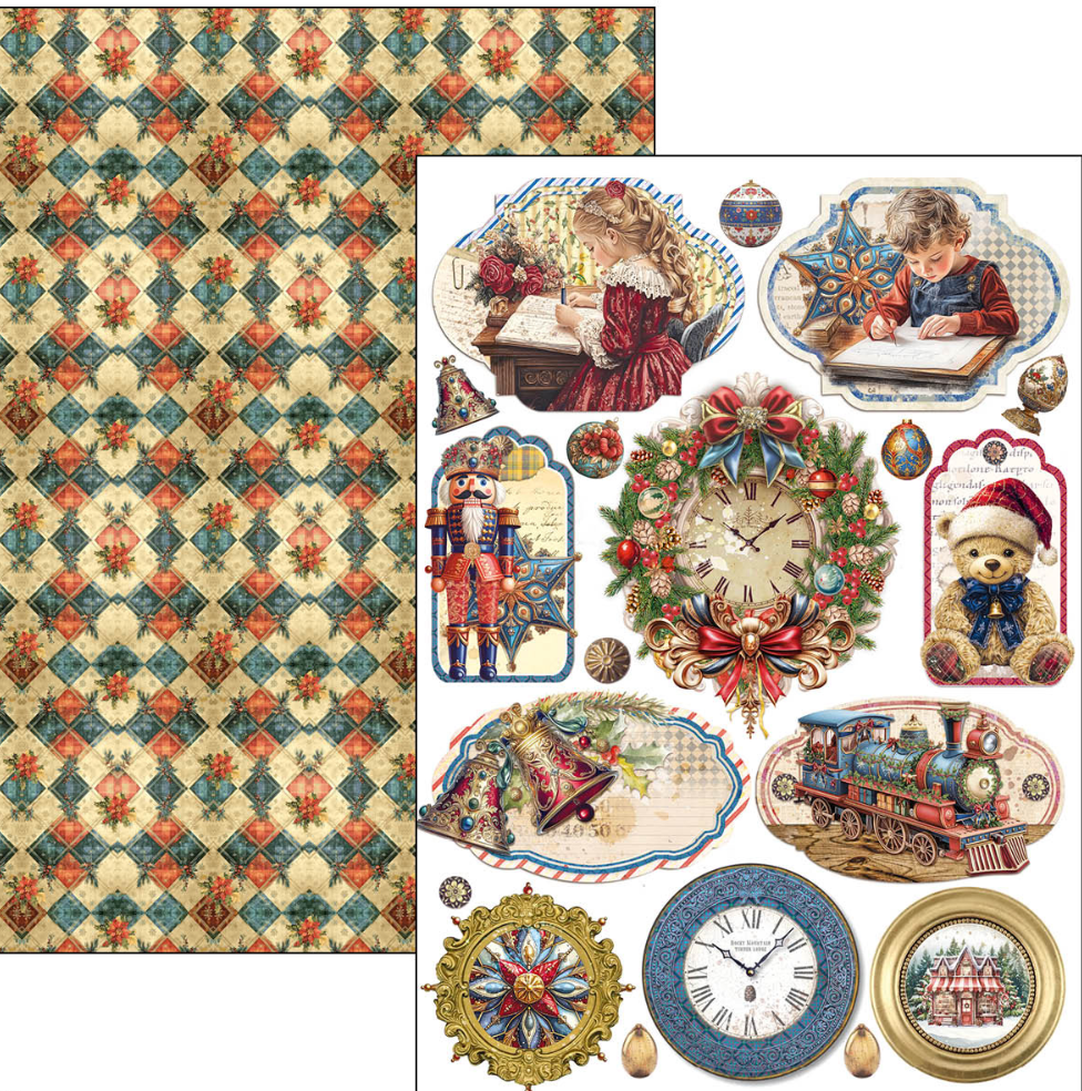 A4 - Toy Shop - Creative Pad - Double Sided Paper - 9/Pkg - Ciao Bella