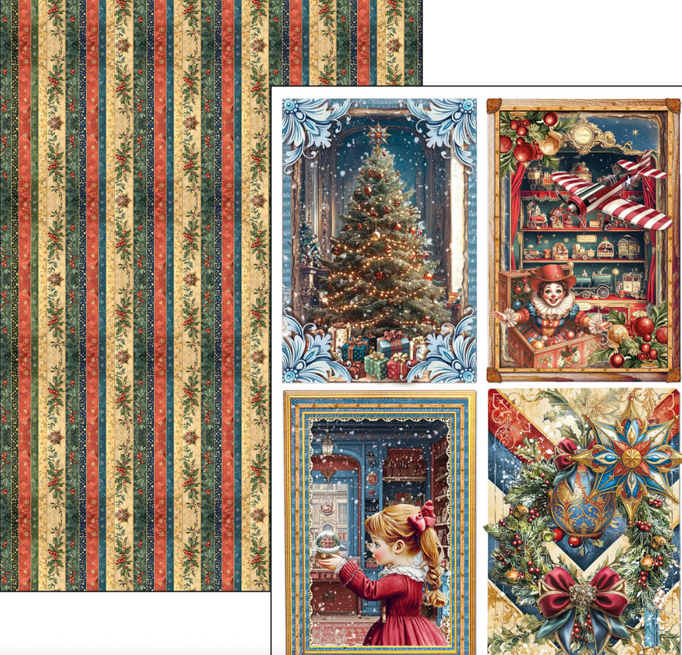 A4 - Toy Shop - Creative Pad - Double Sided Paper - 9/Pkg - Ciao Bella