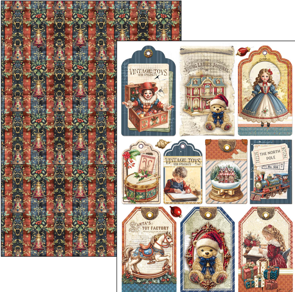 A4 - Toy Shop - Creative Pad - Double Sided Paper - 9/Pkg - Ciao Bella