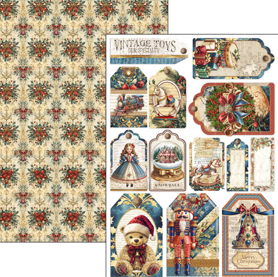 A4 - Toy Shop - Creative Pad - Double Sided Paper - 9/Pkg - Ciao Bella