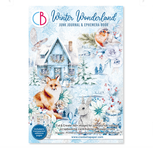 A4 Ephemera Book -Winter Wonderland - 32/Pkg - Ciao Bella