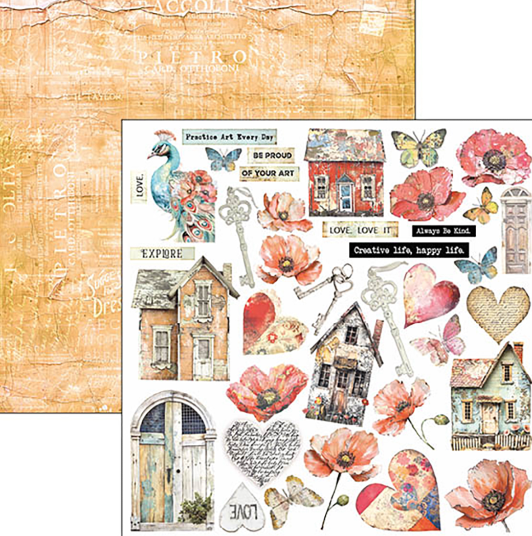 12x12 - Majestic Dream Patterns Pad - 8/Pkg - Ciao Bella