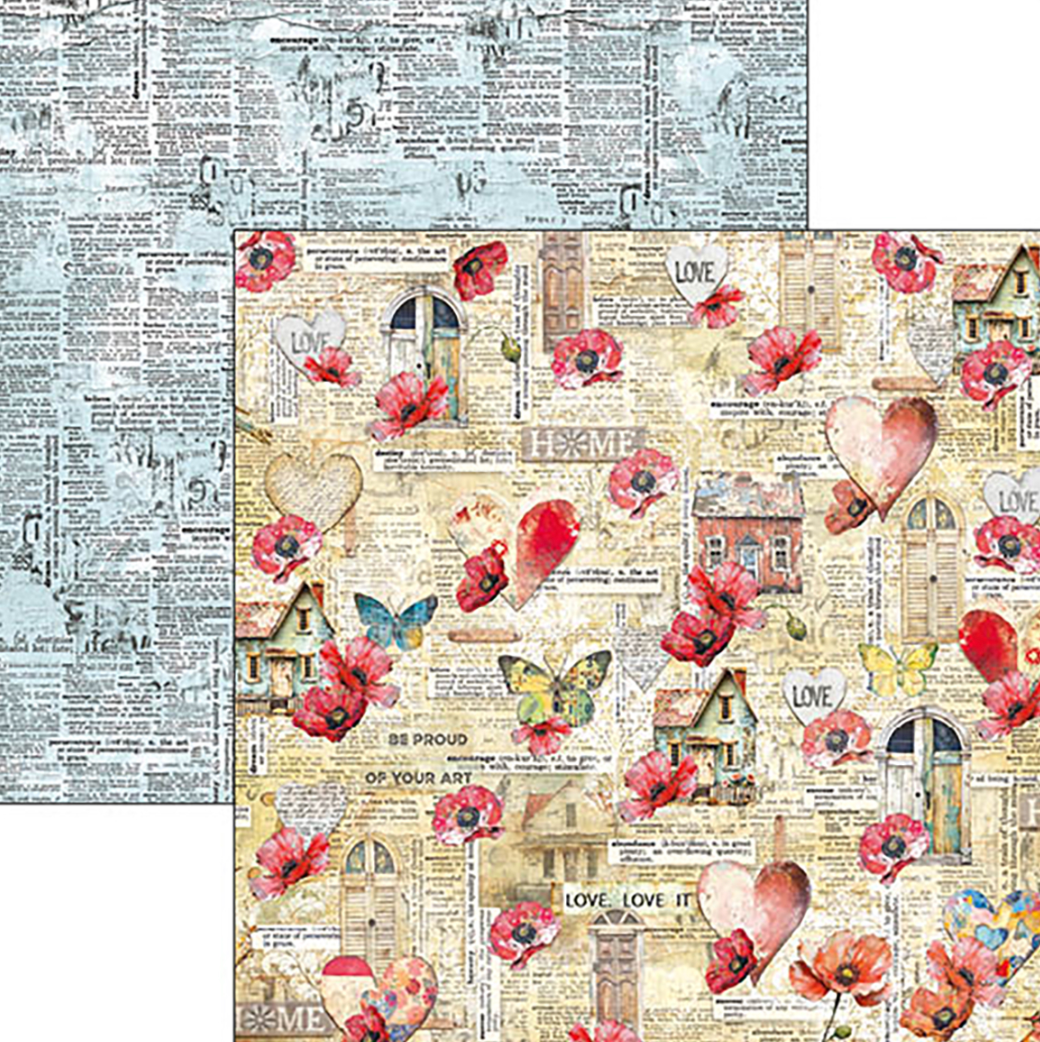 12x12 - Majestic Dream Patterns Pad - 8/Pkg - Ciao Bella