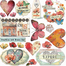 6x6 - Vellum - Majestic Dream - Fussy Cut - 6/Pkg - Ciao Bella