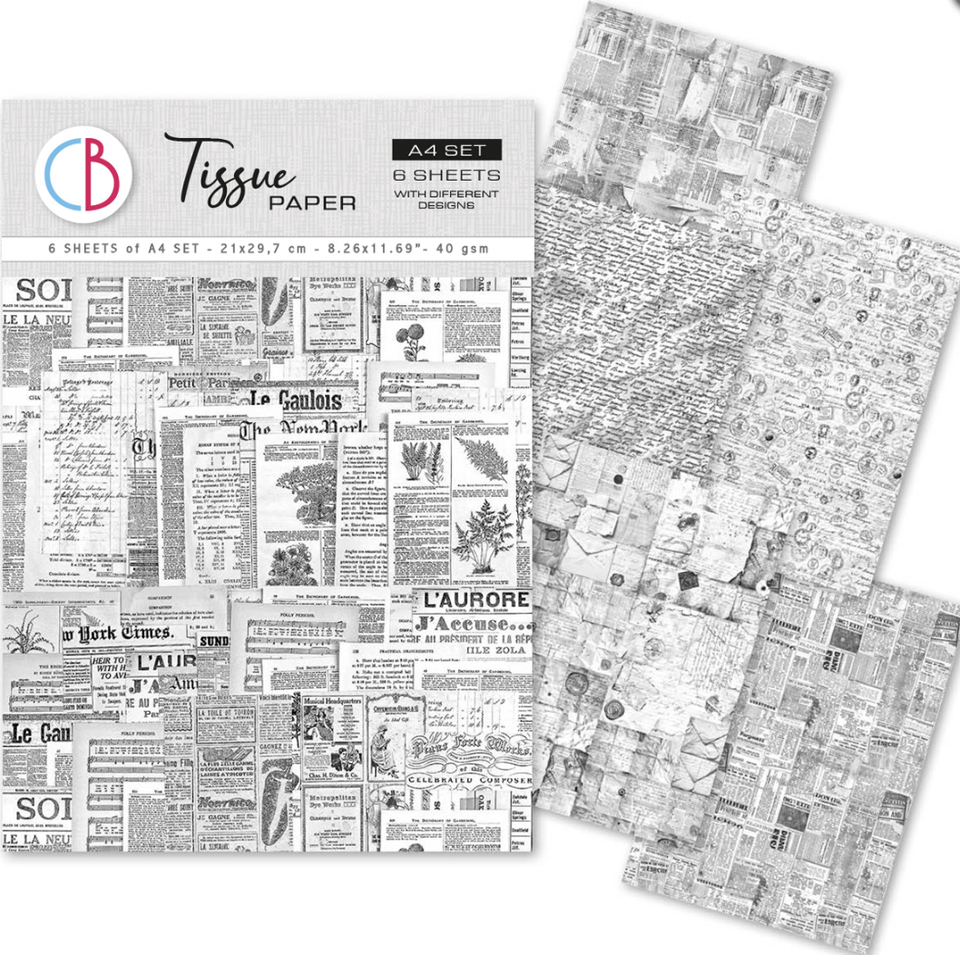 A4  - Storybook - Tissue Paper - MIX 6/Pkg  - Ciao Bella