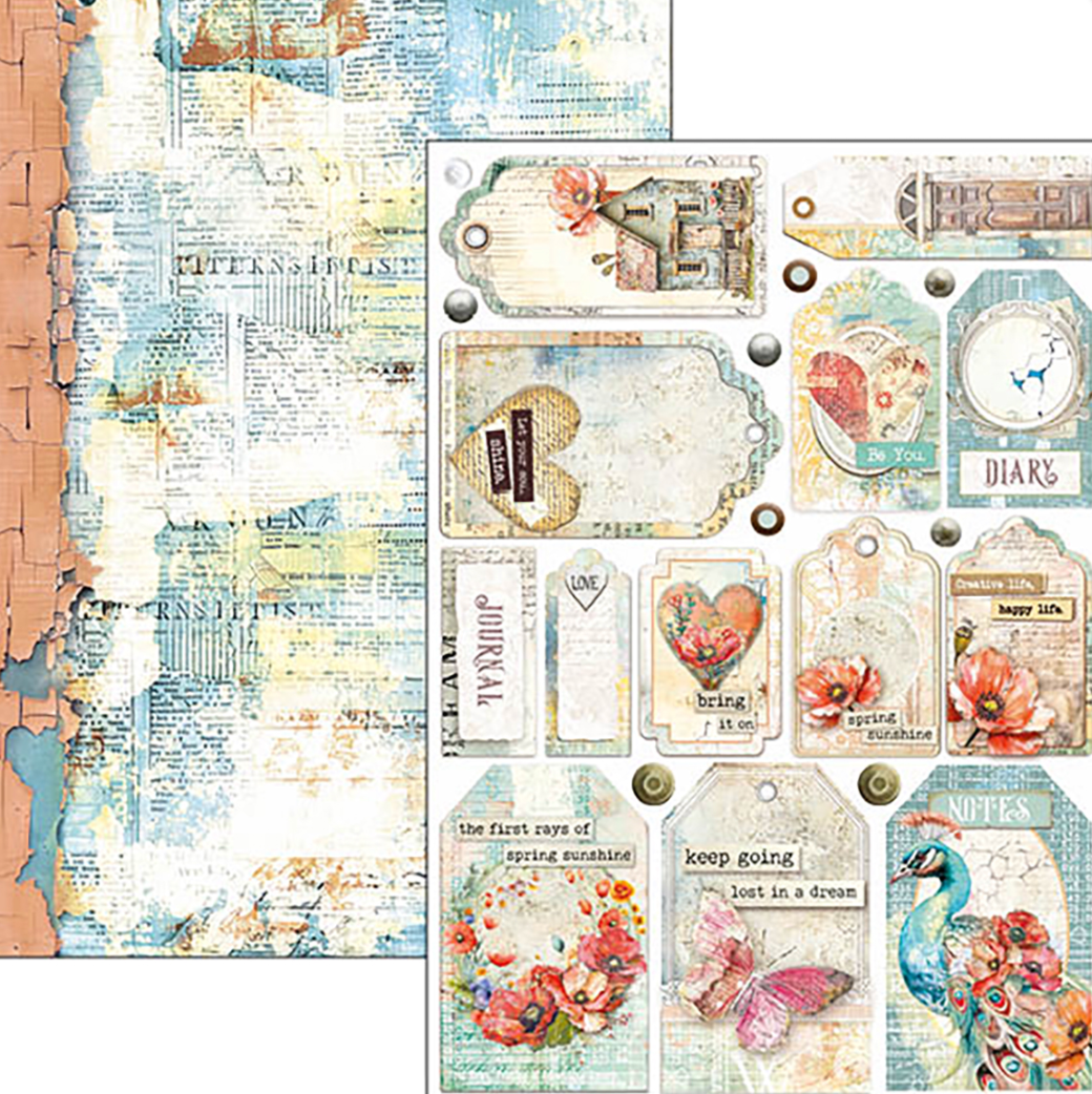 A4  - Creative Pad - Majestic Dream - 9/Pkg - Ciao Bella