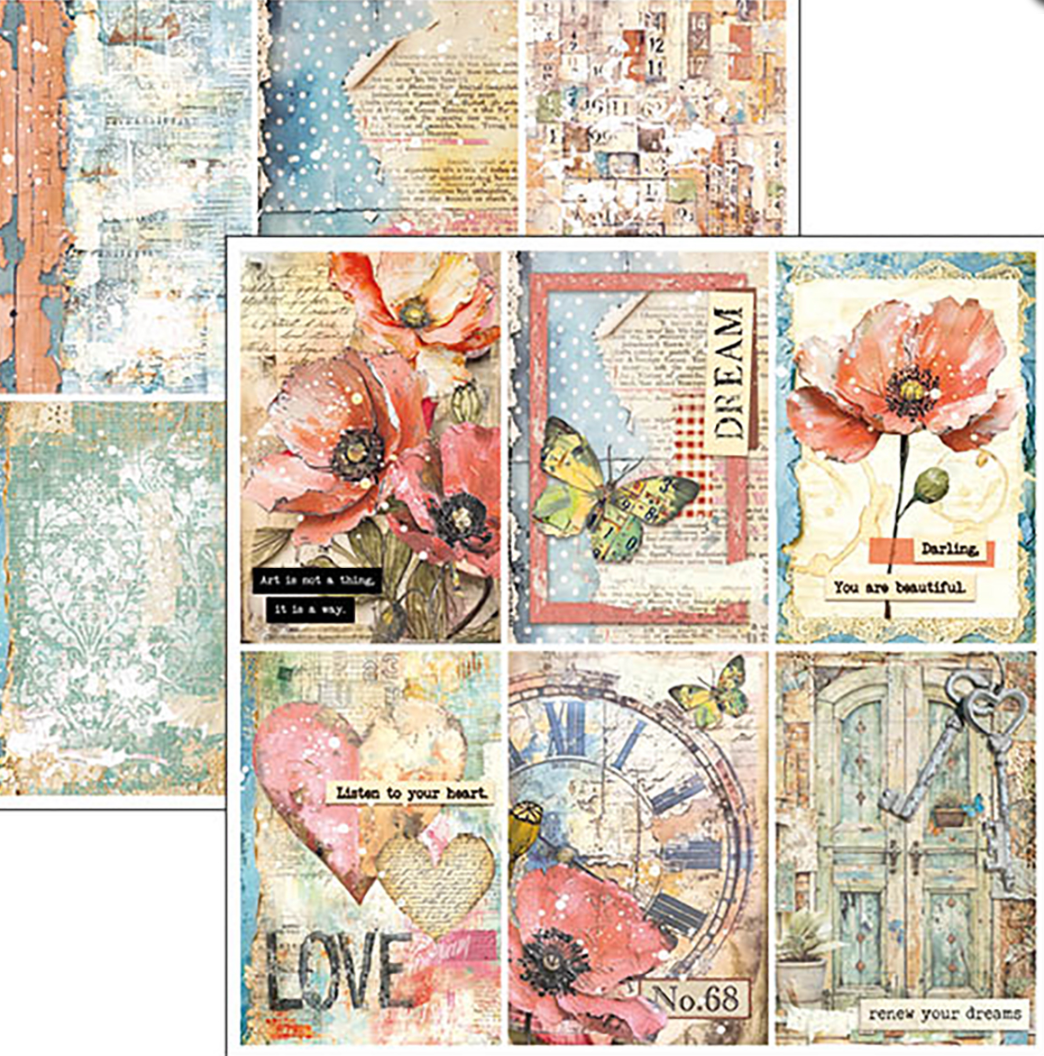 12x12 - Majestic Dream - Paper Pad - 12/Pkg - Ciao Bella