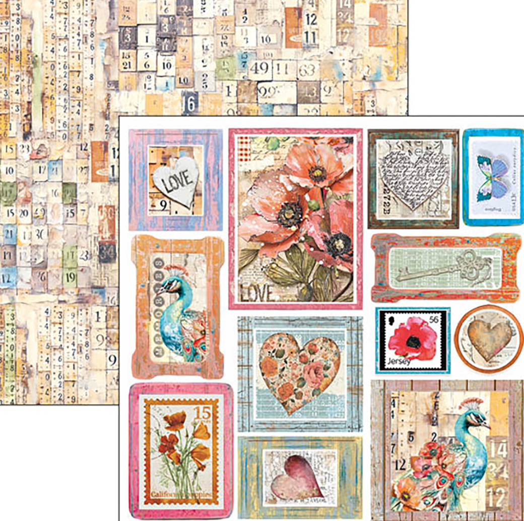 6x6 - Majestic Dream - Fussy Cut Pad - 24/Pkg - Ciao Bella