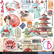 6x6 - Land of the Rising Sun - Fussy Cut Pad - 24/Pkg - Ciao Bella