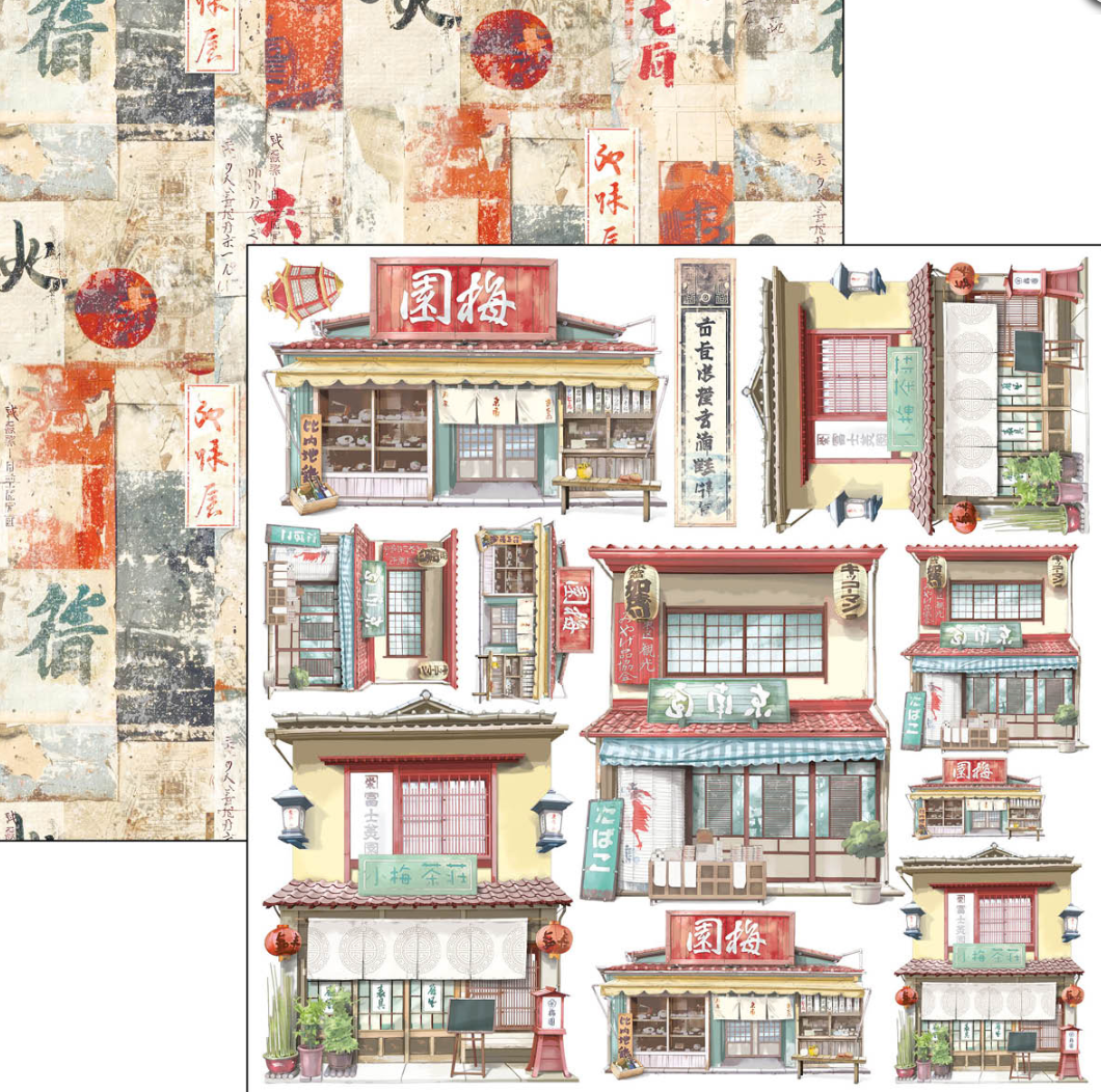 6x6 - Land of the Rising Sun - Fussy Cut Pad - 24/Pkg - Ciao Bella