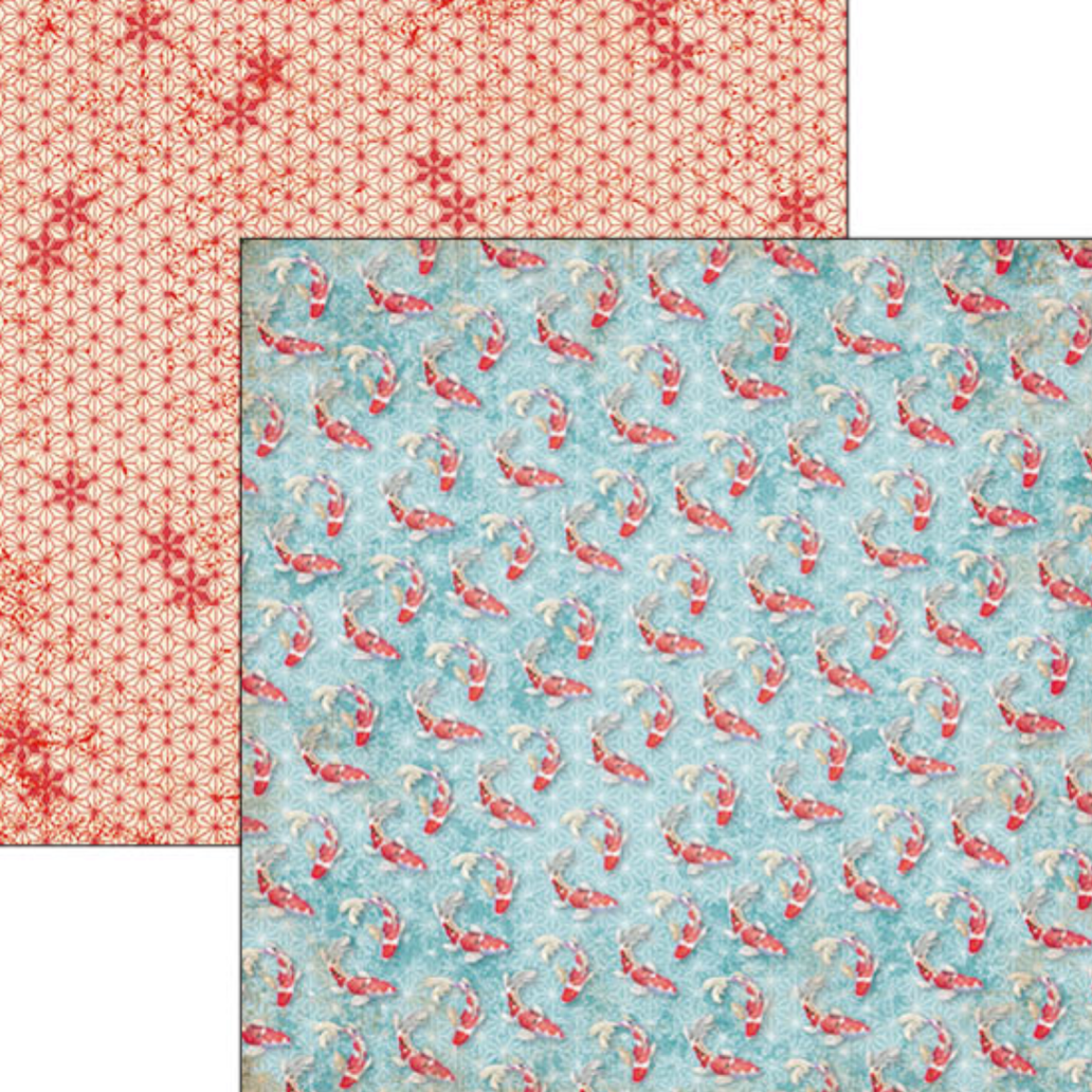 12x12 - Land of the Rising Sun - Paper Pad - Double Sided Paper - 12/Pkg - Ciao Bella