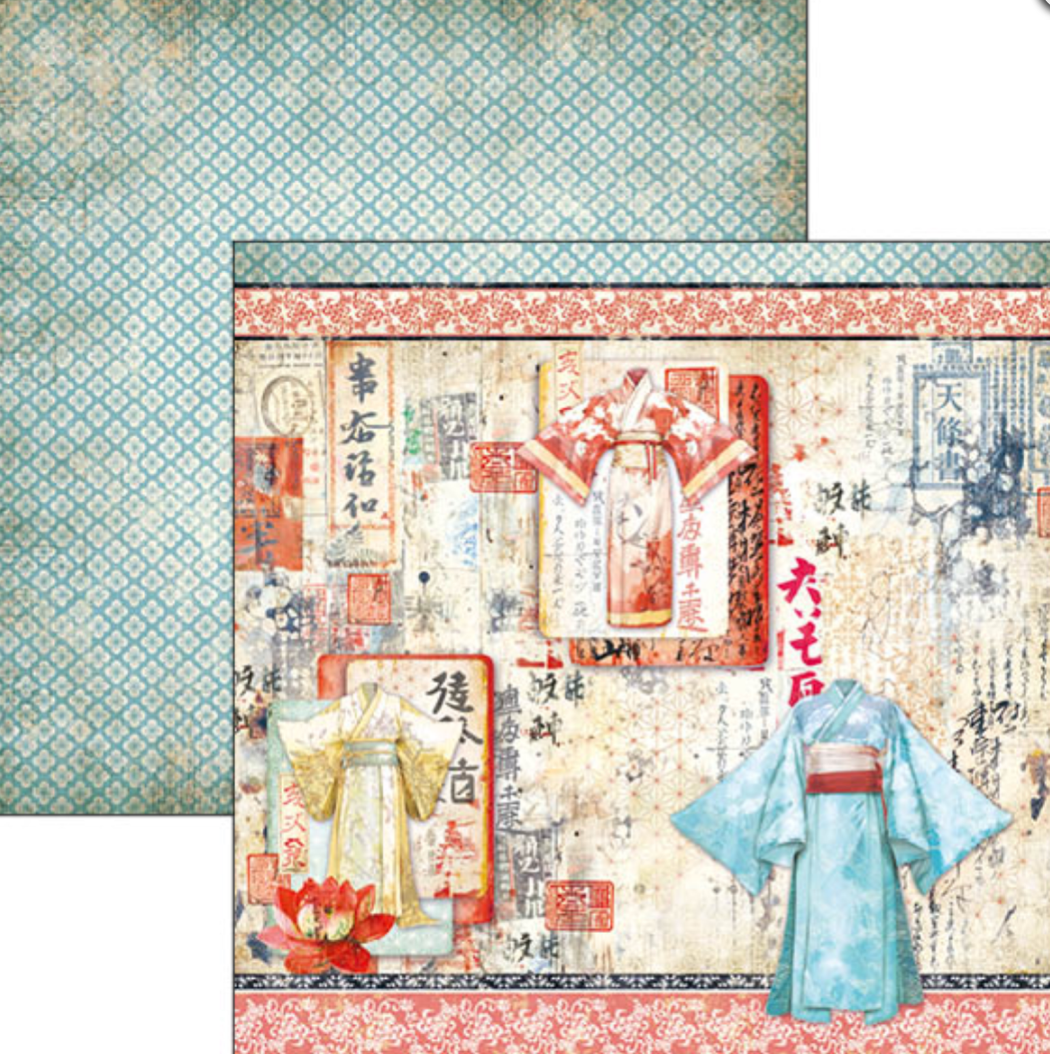 12x12 - Land of the Rising Sun - Paper Pad - Double Sided Paper - 12/Pkg - Ciao Bella