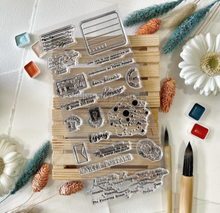 Clear Stamp -  Good Love - Chou and Flowers