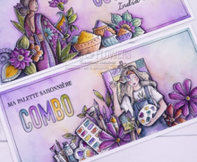 Clear Stamp - ARTIST GIRL - Chou and Flowers