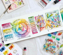 Clear Stamp - ARTIST GIRL - Chou and Flowers