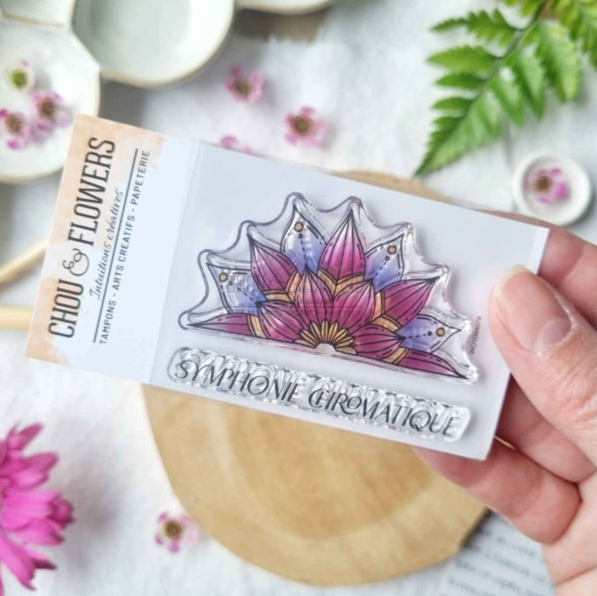 Clear Stamp - Symphony - Chou and Flowers