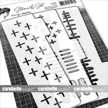 Stencils Set - Mini Textures - Minis by Edwige Verriere - Carabelle Studio