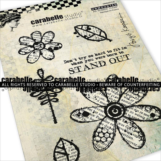 Unmounted A6 Stamp - Bloom - Birgit Koopsen - Carabelle Studio