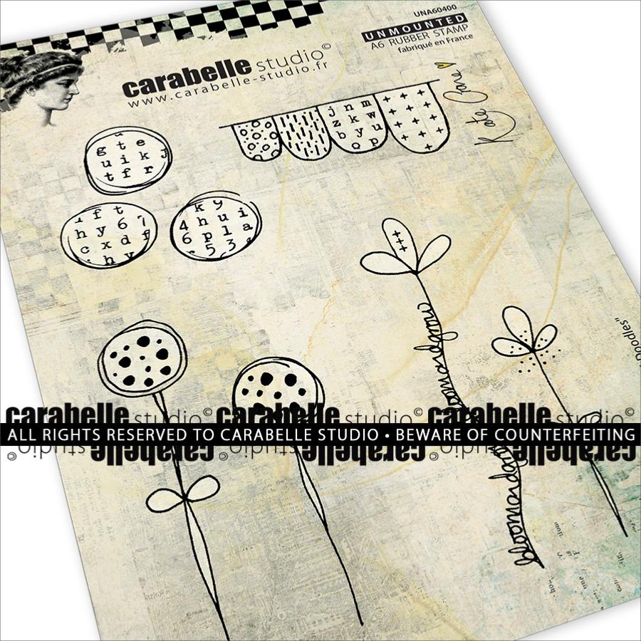 Unmounted A6 Stamp - Journal Doodles - Kate Crane - Carabelle Studio