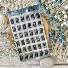 Clear Stamp - Alphabet Globe - Chou and Flowers