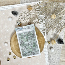 Clear Stamp - Page De Livre - Chou and Flowers