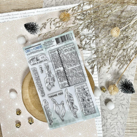 Clear Stamp - TEXTURE REVE NORDIQUE - Chou and Flowers