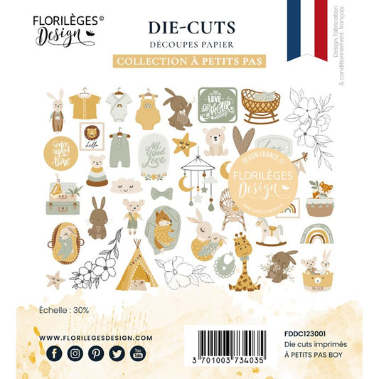 Die Cuts - Boy - Small Steps - Florilèges Design