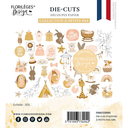 Die Cuts - Girl - Small Steps - Florilèges Design