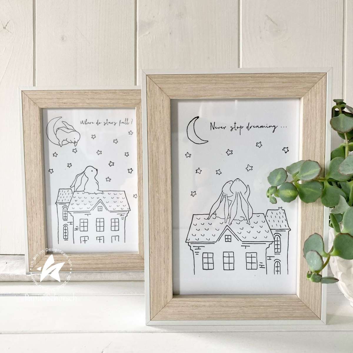 Clear Stamp Set - Never stop dreaming - A5 - Creative Depot
